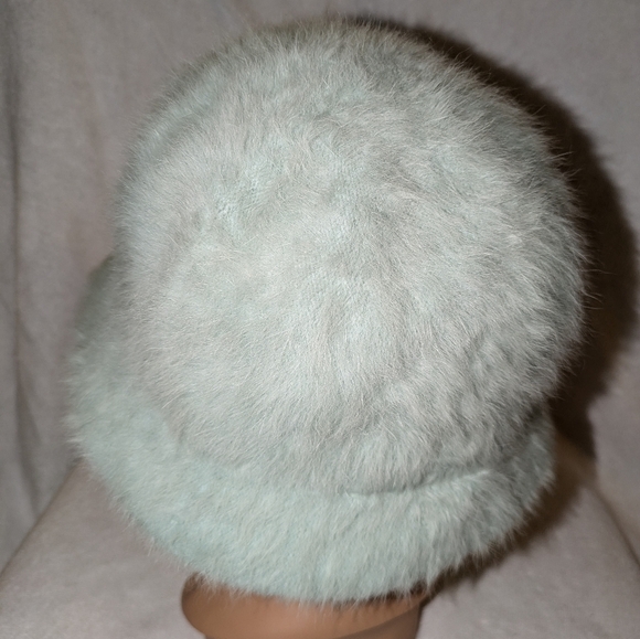 Kangol White Furry Women's Hat Vintage Size Xl Pre-owned Excellent Condition - Picture 4 of 6
